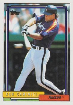 #740 Ken Caminiti - Houston Astros - 1992 Topps Baseball
