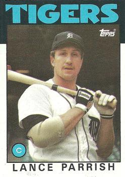 #740 Lance Parrish - Detroit Tigers - 1986 Topps Baseball