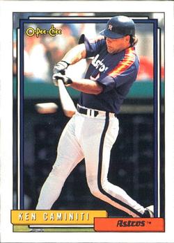 #740 Ken Caminiti - Houston Astros - 1992 O-Pee-Chee Baseball