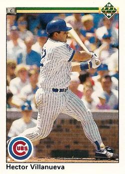 #741 Hector Villanueva - Chicago Cubs - 1990 Upper Deck Baseball