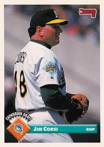 #741 Jim Corsi - Florida Marlins - 1993 Donruss Baseball