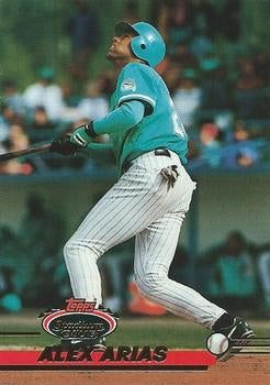 #741 Alex Arias - Florida Marlins - 1993 Stadium Club Baseball