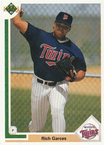 #741 Rich Garces - Minnesota Twins - 1991 Upper Deck Baseball