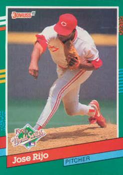 #742 Jose Rijo - Cincinnati Reds - 1991 Donruss Baseball