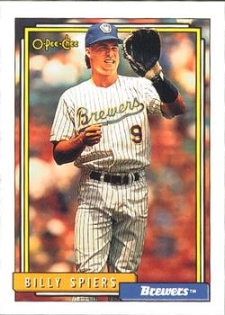 #742 Bill Spiers - Milwaukee Brewers - 1992 O-Pee-Chee Baseball