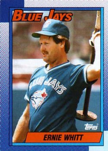 #742 Ernie Whitt - Toronto Blue Jays - 1990 Topps Baseball