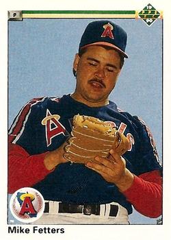 #742 Mike Fetters - California Angels - 1990 Upper Deck Baseball