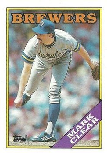 #742 Markear - Milwaukee Brewers - 1988 Topps Baseball