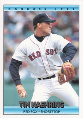 #742 Tim Naehring - Boston Red Sox - 1992 Donruss Baseball