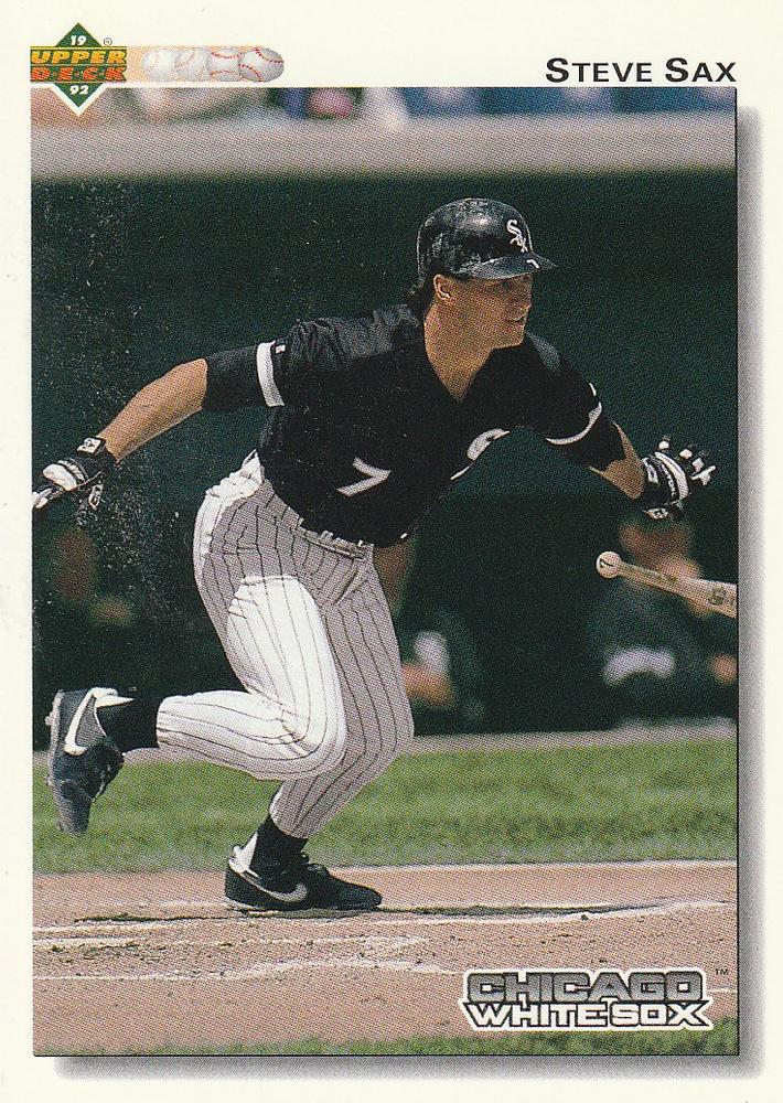 #743 Steve Sax - Chicago White Sox - 1992 Upper Deck Baseball