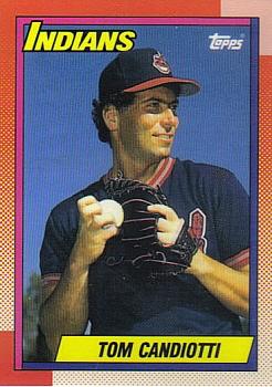 #743 Tom Candiotti - Cleveland Indians - 1990 Topps Baseball