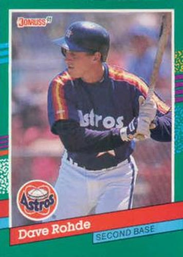 #743 Dave Rohde - Houston Astros - 1991 Donruss Baseball