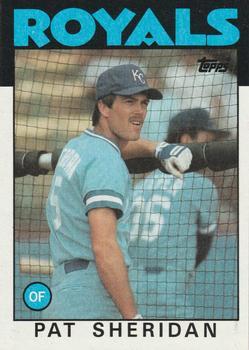 #743 Pat Sheridan - Kansas City Royals - 1986 Topps Baseball