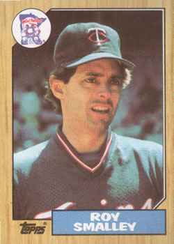 #744 Roy Smalley - Minnesota Twins - 1987 Topps Baseball