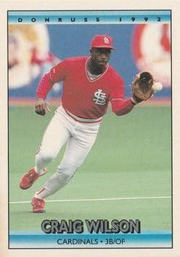 #744 Craig Wilson - St. Louis Cardinals - 1992 Donruss Baseball