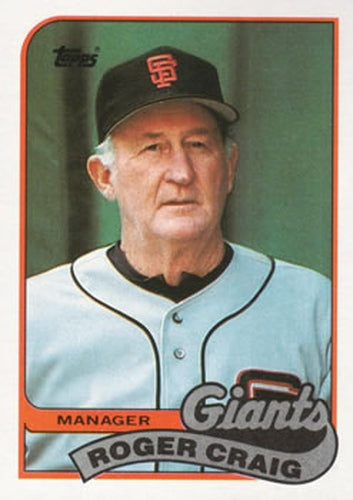 #744 Roger Craig - San Francisco Giants - 1989 Topps Baseball