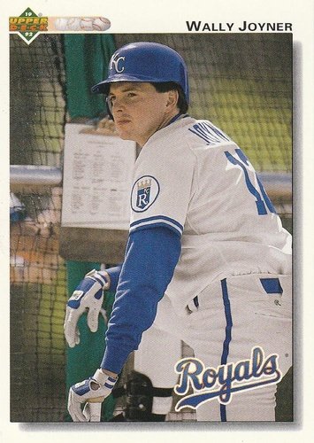 #744 Wally Joyner - Kansas City Royals - 1992 Upper Deck Baseball