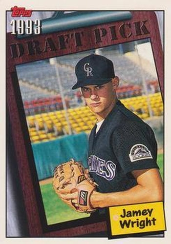 #744 Jamey Wright - Colorado Rockies - 1994 Topps Baseball