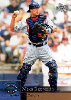 #744 Mike Redmond - Minnesota Twins - 2009 Upper Deck Baseball