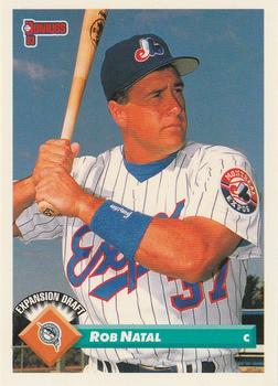 #744 Rob Natal - Florida Marlins - 1993 Donruss Baseball