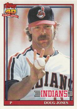 #745 Doug Jones - Cleveland Indians - 1991 O-Pee-Chee Baseball
