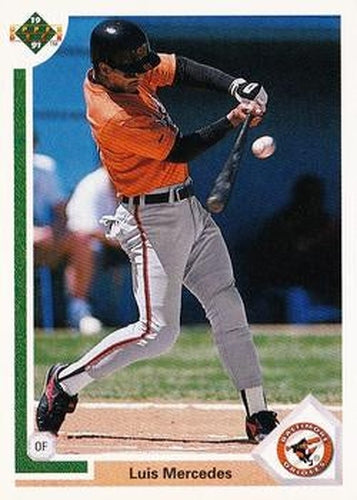 #745 Luis Mercedes - Baltimore Orioles - 1991 Upper Deck Baseball