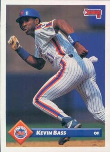 #745 Kevin Bass - New York Mets - 1993 Donruss Baseball