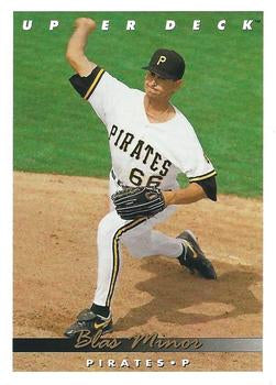 #745 Blas Minor - Pittsburgh Pirates - 1993 Upper Deck Baseball