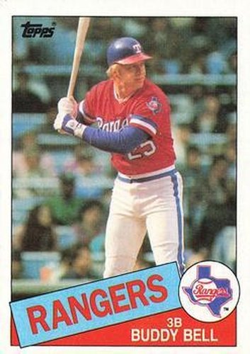 #745 Buddy Bell - Texas Rangers - 1985 Topps Baseball