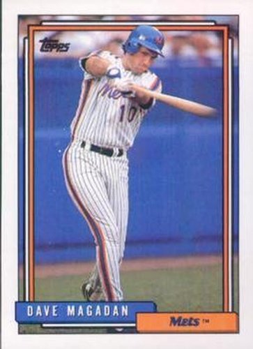 #745 Dave Magadan - New York Mets - 1992 Topps Baseball