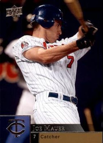 #745 Joe Mauer - Minnesota Twins - 2009 Upper Deck Baseball