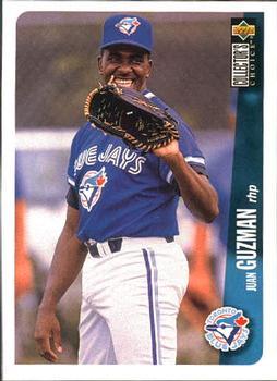 #745 Juan Guzman - Toronto Blue Jays - 1996 Collector's Choice Baseball