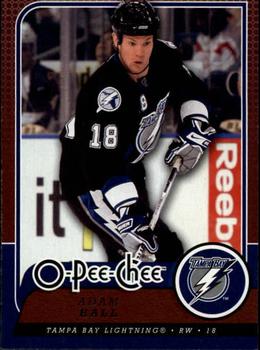 #745 Adam Hall - Tampa Bay Lightning - 2008-09 O-Pee-Chee Hockey