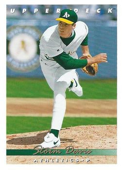 #746 Storm Davis - Oakland Athletics - 1993 Upper Deck Baseball