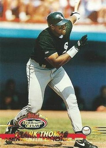 #746 Frank Thomas - Chicago White Sox - 1993 Stadium Club Baseball