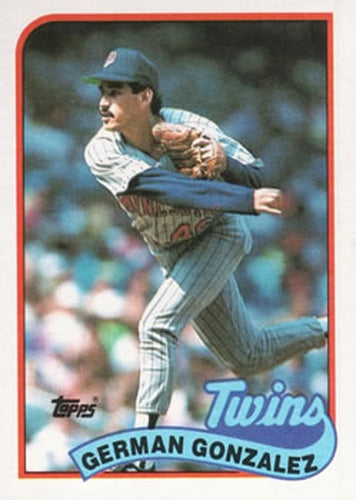 #746 German Gonzalez - Minnesota Twins - 1989 Topps Baseball