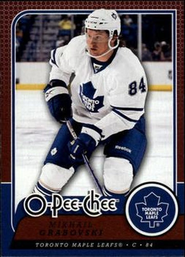 #746 Mikhail Grabovski - Toronto Maple Leafs - 2008-09 O-Pee-Chee Hockey