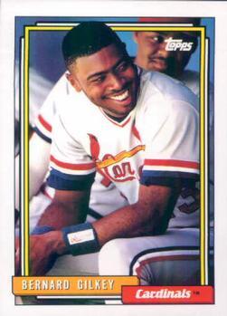 #746 Bernard Gilkey - St. Louis Cardinals - 1992 Topps Baseball