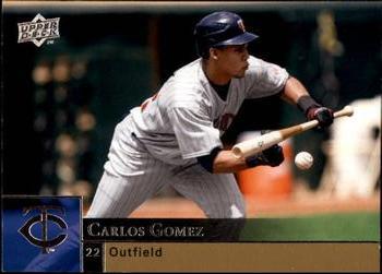 #746 Carlos Gomez - Minnesota Twins - 2009 Upper Deck Baseball