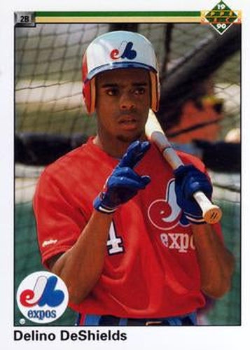 #746 Delino DeShields - Montreal Expos - 1990 Upper Deck Baseball