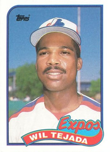 #747 Wil Tejada - Montreal Expos - 1989 Topps Baseball