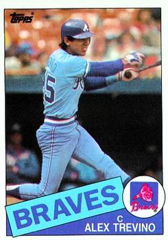 #747 Alex Trevino - Atlanta Braves - 1985 Topps Baseball