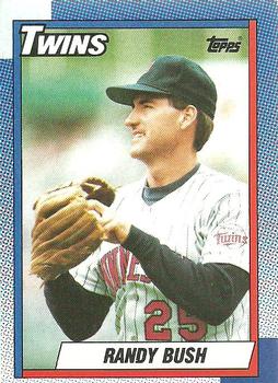 #747 Randy Bush - Minnesota Twins - 1990 Topps Baseball