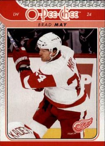 #747 Brad May - Detroit Red Wings - 2009-10 O-Pee-Chee Hockey