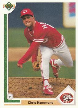 #748 Chris Hammond - Cincinnati Reds - 1991 Upper Deck Baseball