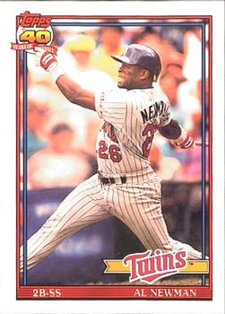 #748 Al Newman - Minnesota Twins - 1991 O-Pee-Chee Baseball