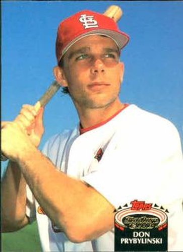 #748 Don Prybylinski - St. Louis Cardinals - 1992 Stadium Club Baseball