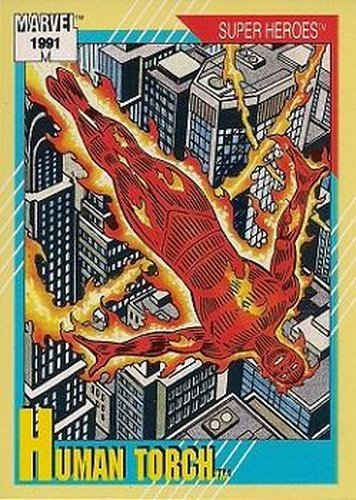 #10 Human Torch - 1991 Impel Marvel Universe Series II