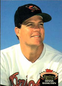 #749 Dennis Rasmussen - Baltimore Orioles - 1992 Stadium Club Baseball