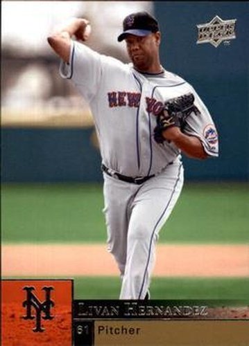 #749 Livan Hernandez - New York Mets - 2009 Upper Deck Baseball